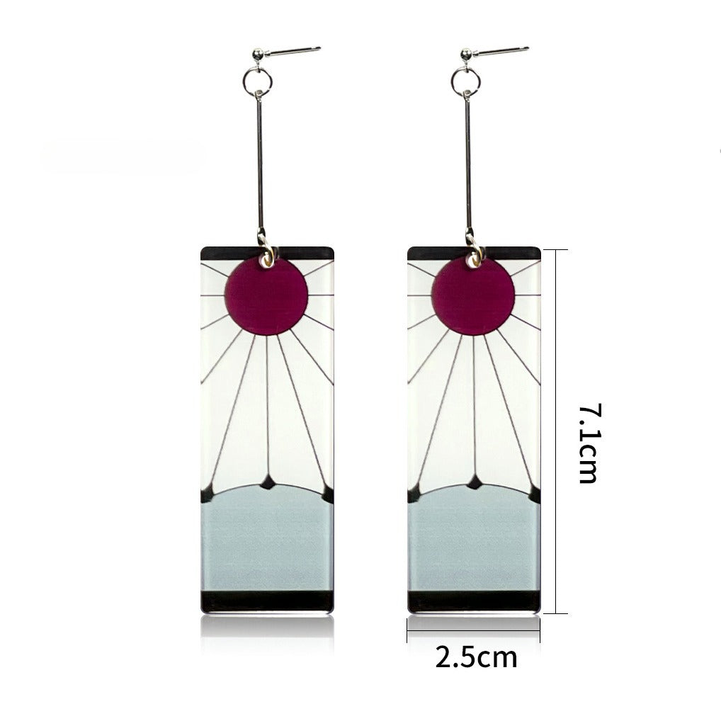 Wholesale Cartoon Anime Butterfly Acrylic Earrings ACC-ES-Jiay011