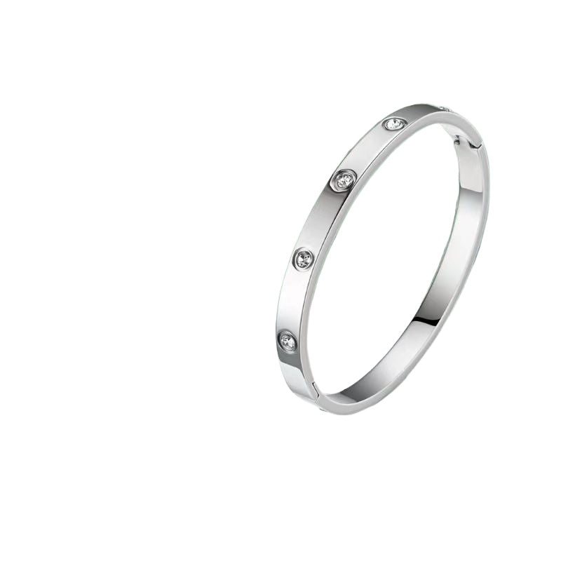 Wholesale Starry Sky Diamond Titanium Steel Bracelet ACC-BT-Ruih005