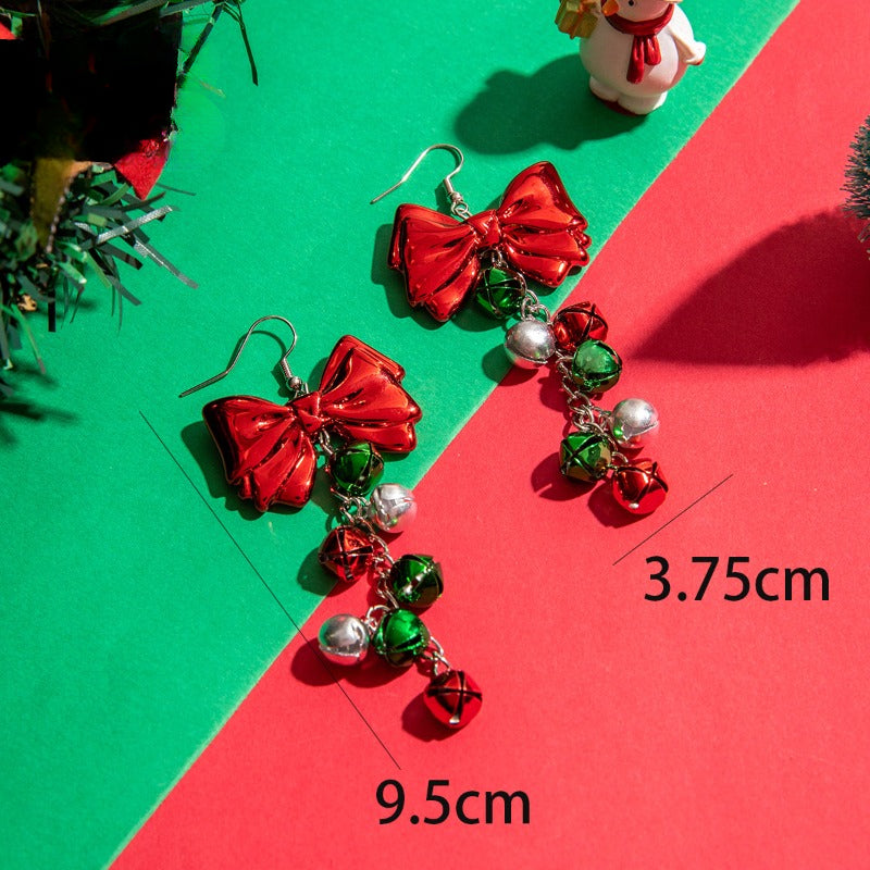 Wholesale Ethnic Style Beaded Santa Claus Tassel Earrings  ACC-ES-YongG004