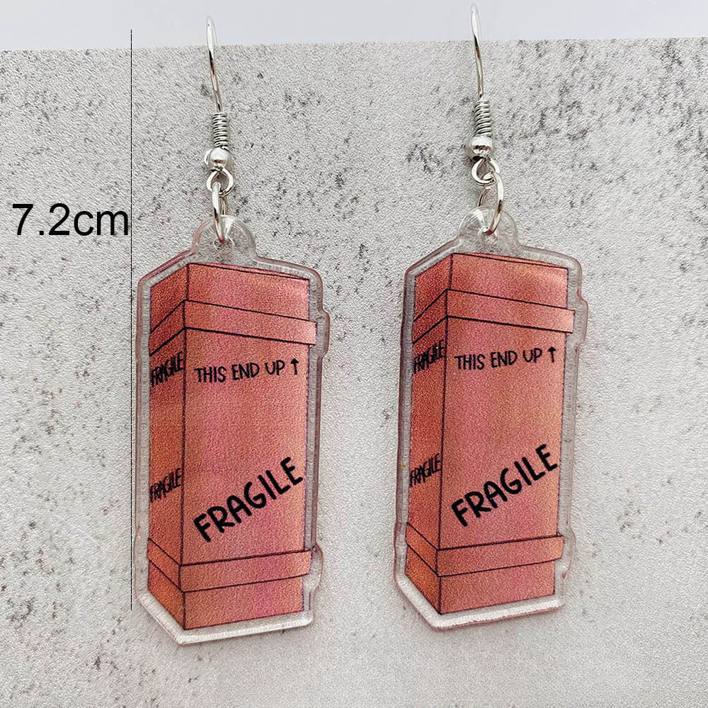 Wholesale Christmas Butterfly Animal Acrylic Drop Earrings ACC-ES-Cheny003