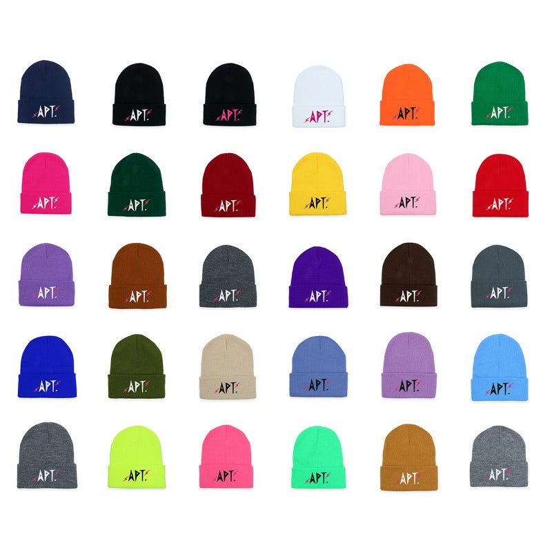 Wholesale Letters Winter Embroidery Warm Knitted Beanie Hat ACC-HT-HaiPu035