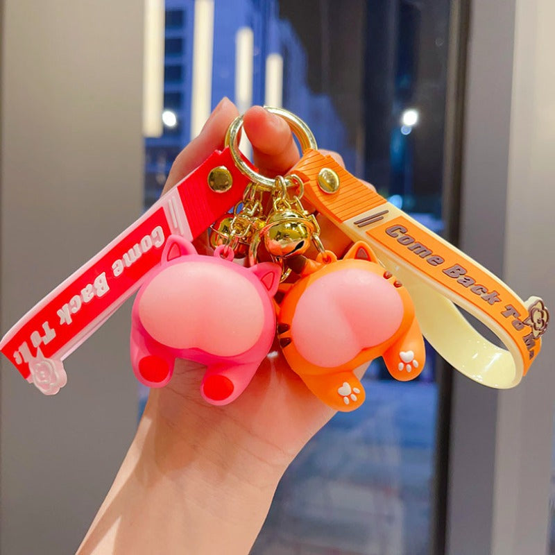 Wholesale Cute Elastic Cat Keychain ACC-KC-JinYao002