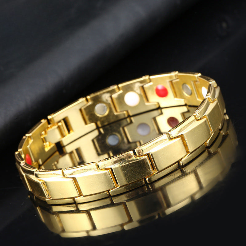 Wholesale Detachable Magnet Bracelet Alloy for Couples ACC-BT-YunJin004