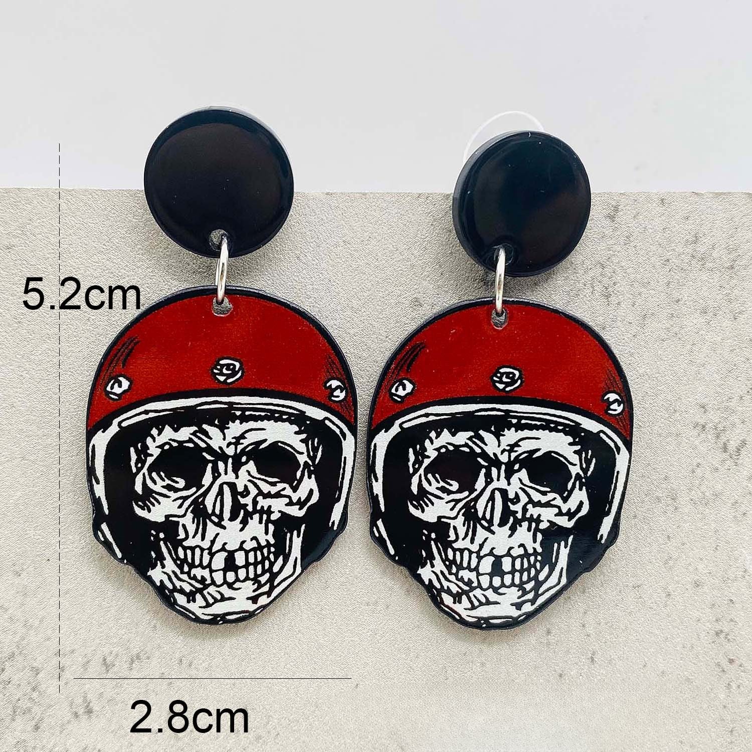 Wholesale Halloween Spider Skull Pumpkin Acrylic Earrings ACC-ES-ChenY023