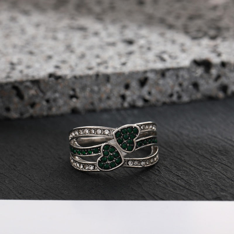 Wholesale Diamond Heart Ring ACC-RS-Yudie015