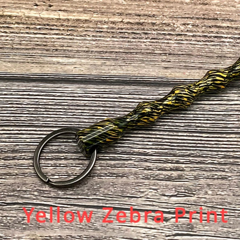 Wholesale Leopard Print Camouflage Aluminum Alloy Pen Shape Hard Keychains ACC-KC-ChiP002