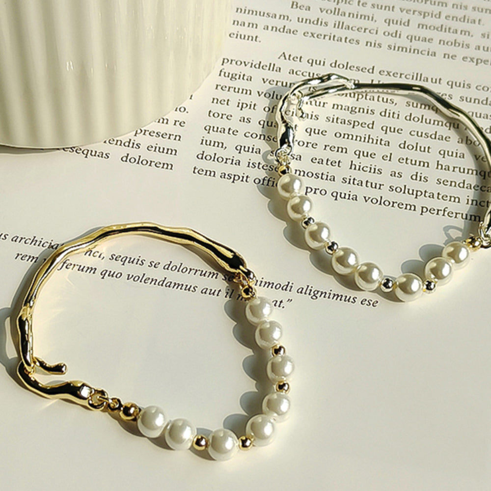 Wholesale Light Luxury Pearl Bracelet Niche Design Exquisite Cold Style ACC-BT-Mengx001