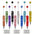 10pcs Glitter Beadable Pen Full Rhinestone Beadable Pen Shiny Fancy Pens for Beads Cute Journalling DIY Beaded Pen for Women Fun Bling Ballpoint Pens Back to School DIY Trendy Stuff