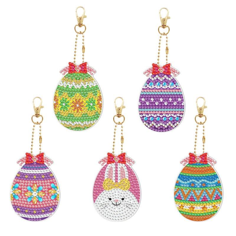 Wholesale Easter Creative Diamond Painting Diy Keychains  ACC-KC-PengDao004