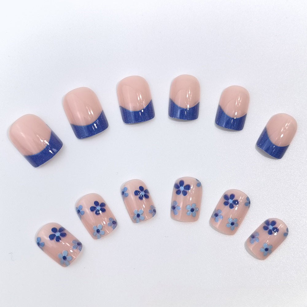 Wholesale 24 Pieces/box Press-on Nails Kits Nail Stickers ACC-NS-XingNai005