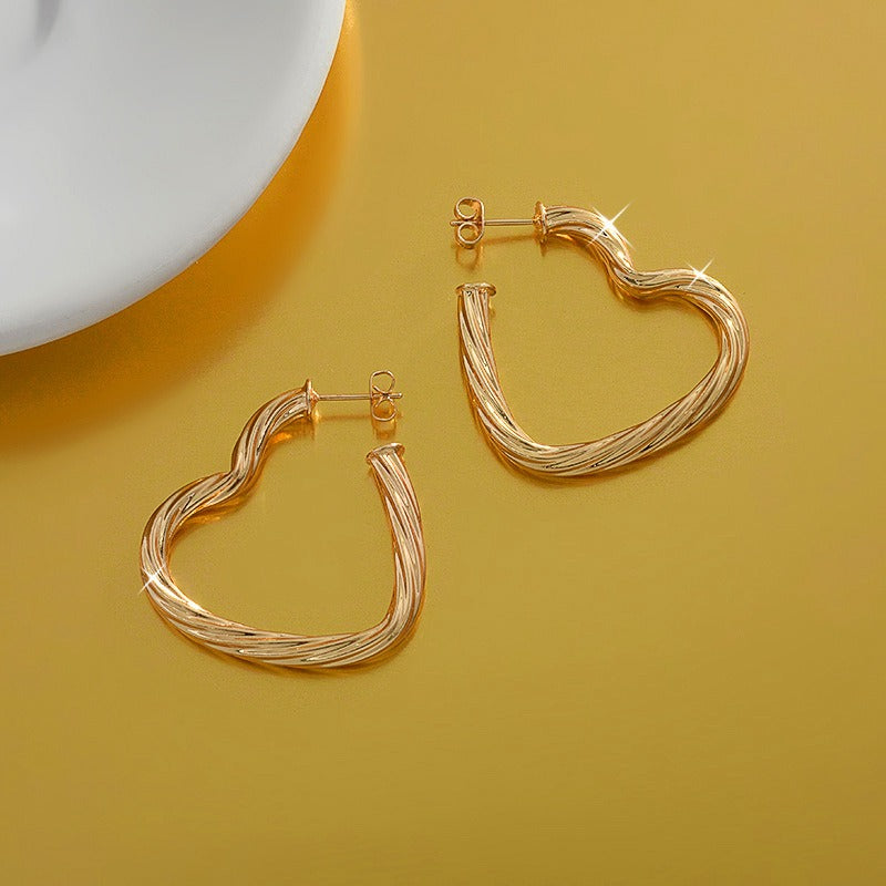 Wholesale Niche Design Heart Earrings ACC-ES-MoCai005