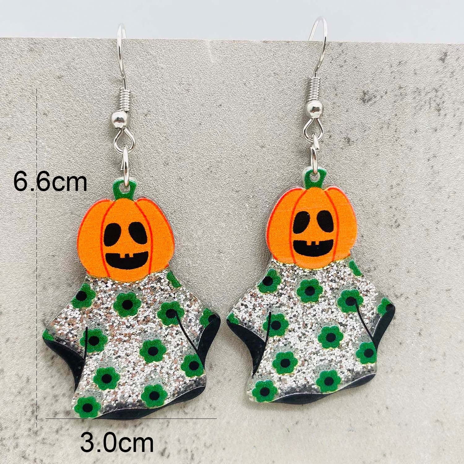 Wholesale Halloween Earrings Cat Ghost Pumpkin Strawberry Eyeball Acrylic Earrings ACC-ES-ChenY016