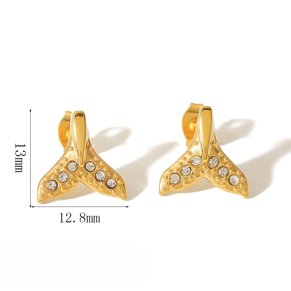 Wholesale 18K Gold Stainless Steel Earrings ACC-ES-LiQuan006