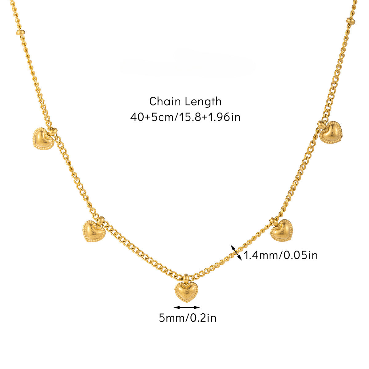 Wholesale Titanium Steel Necklace Double Steel Bead Necklace Light Luxury Necklaces ACC-NE-Jind005