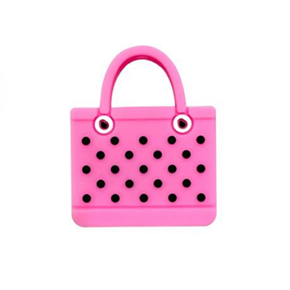 Wholesale 10pcs Cartoon Beach Bag Silicone Beads Focal Beads DIY Bead Pen Accessories ACC-BDS-WDX216