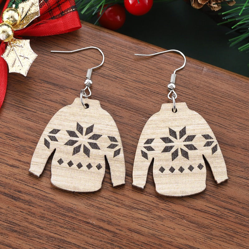 Wholesale Bohemian Snowflake Sweater Gloves Pendant Earrings ACC-ES-ChuLian135