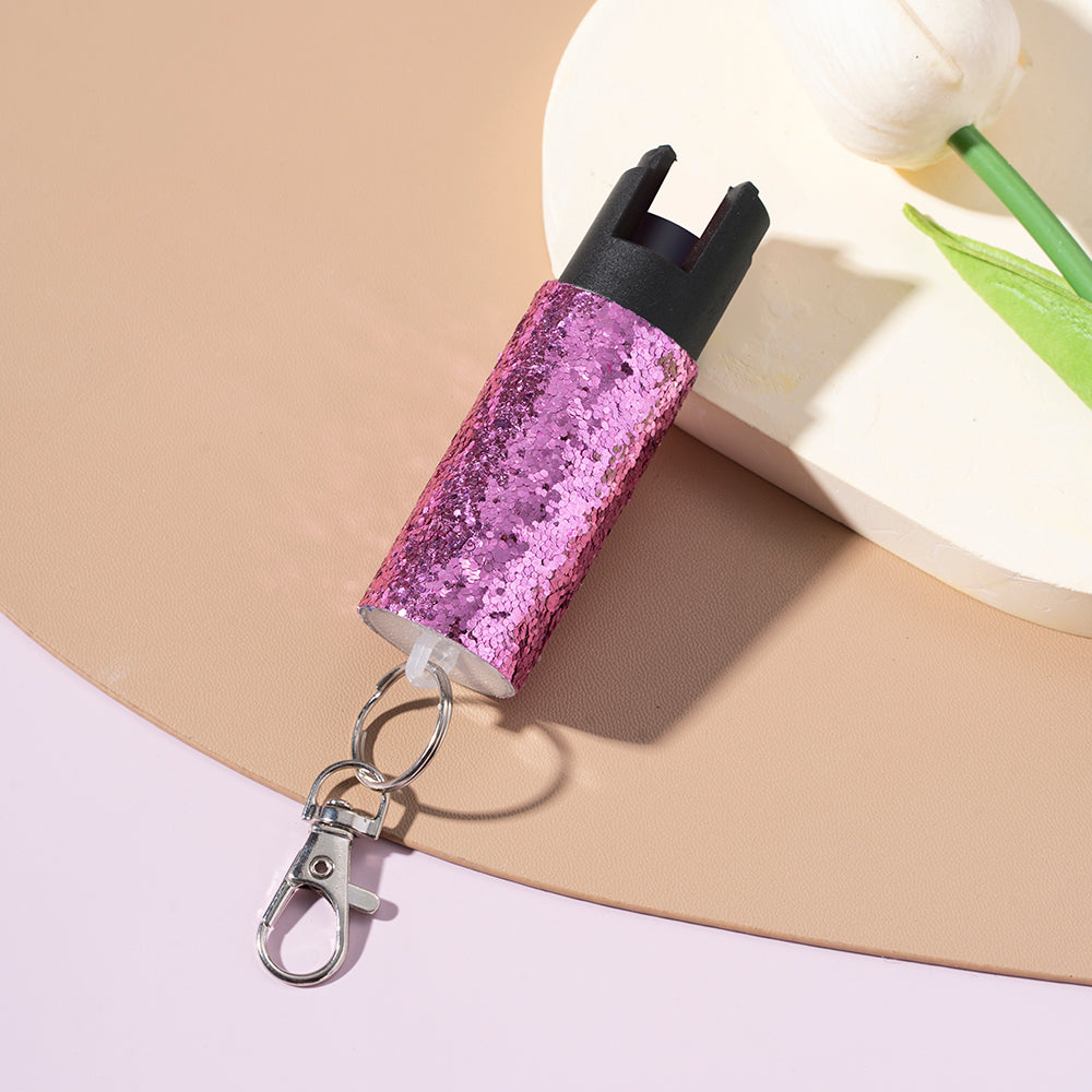 Wholesale Portable Push-on Glitter Sequin Keychains ACC-KC-ZhiYa061