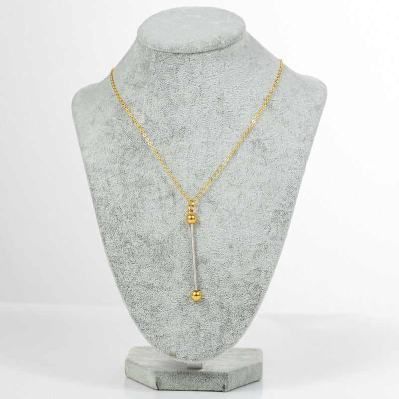 Wholesale Light Luxury Niche DIY Beaded Necklace ACC-NE-HuaH001