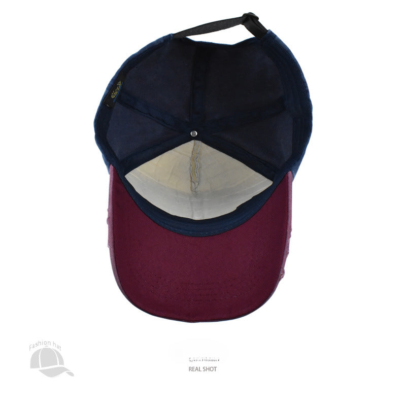 Wholesale Washed Cotton Distressed Hole Letter Printing Baseball Cap ACC-HT-XuP017