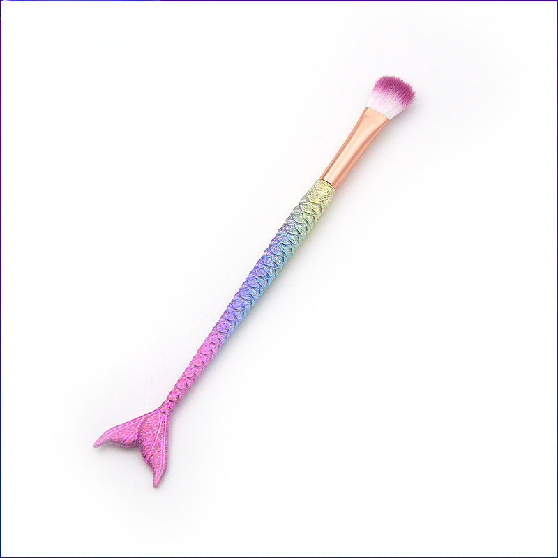 Wholesale Single Mermaid Tail Eye Shadow Brush Makeup Brush Makeup Tool ACC-MB-LXY006
