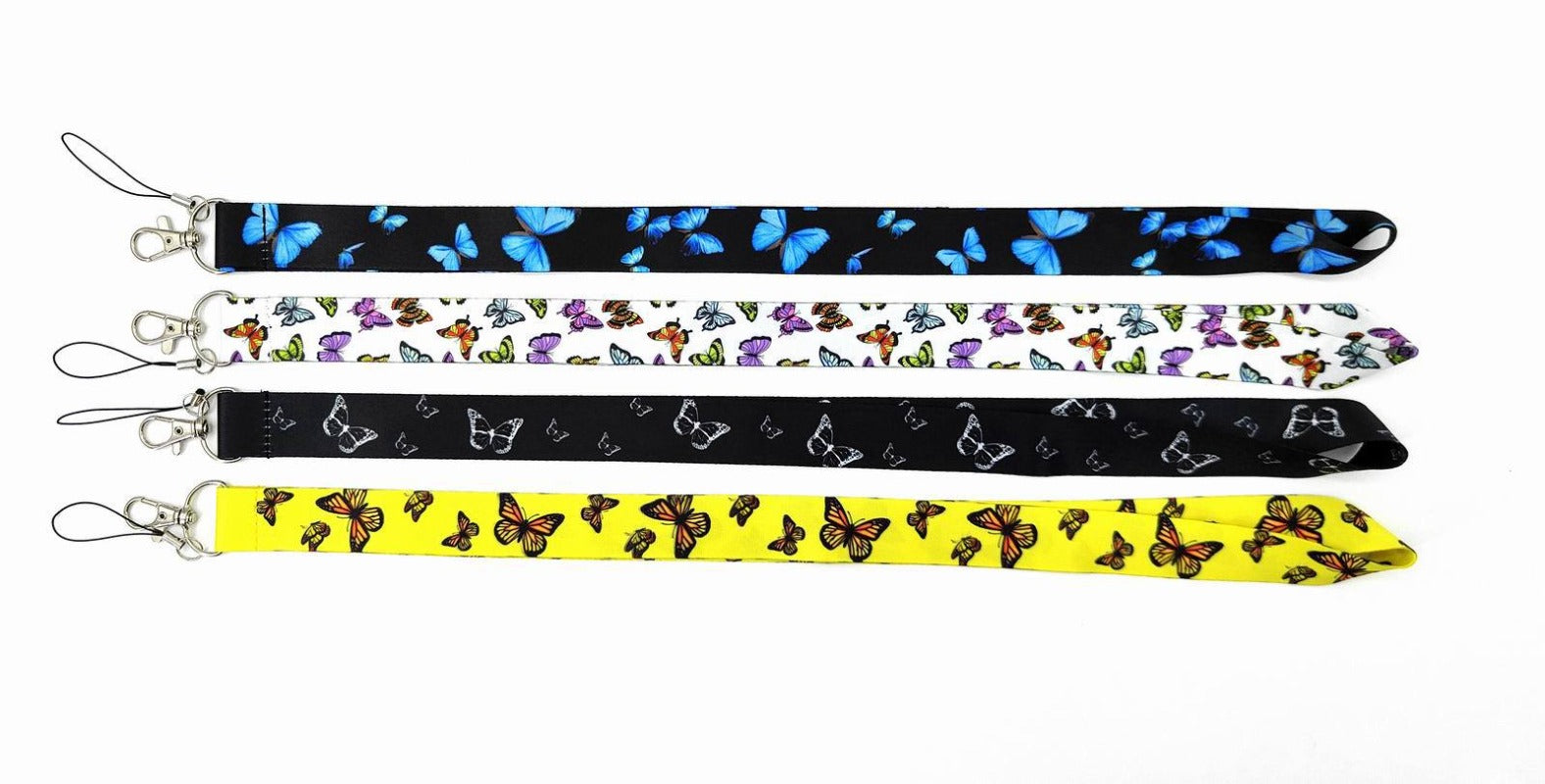 Wholesale 10pcs Colorful Butterfly Anime Lanyard Keychain ACC-KC-Zhans008