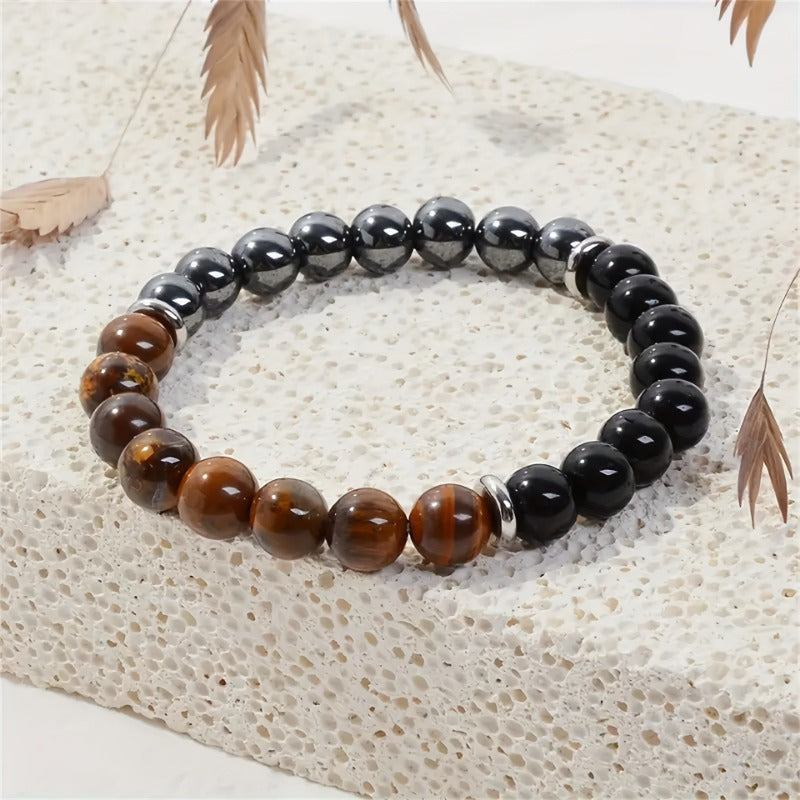 Wholesale Tiger Eye Obsidian Black Gallstone Bracelet ACC-BT-XiaoDu003