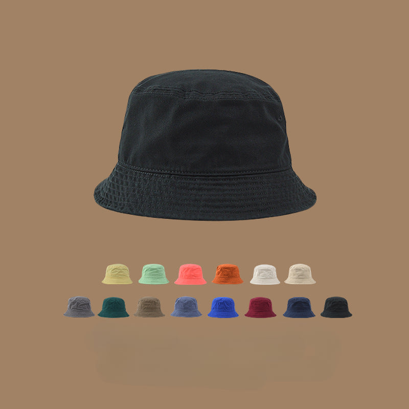 Wholesale Vintage Solid Color Soft Top Bucket Hat ACC-HT-Yizhan009