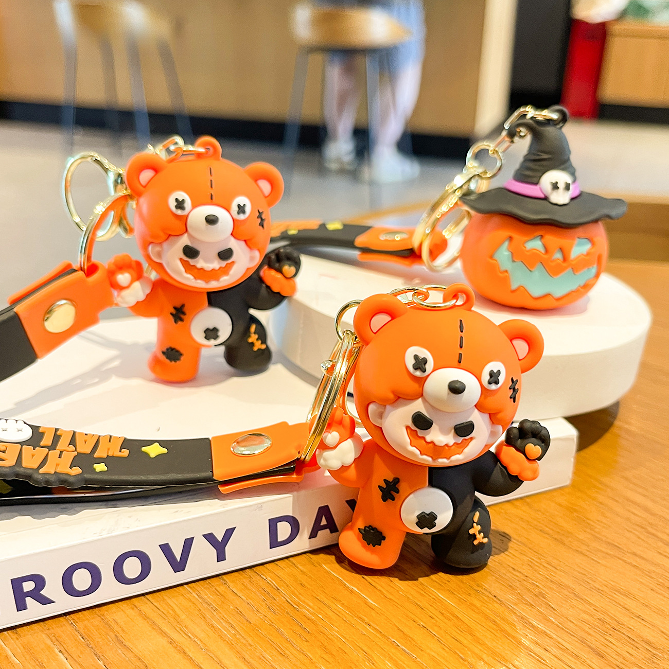 Wholesale Cartoon Cute PVC Soft Keychain ACC-KC-ZhiWu001