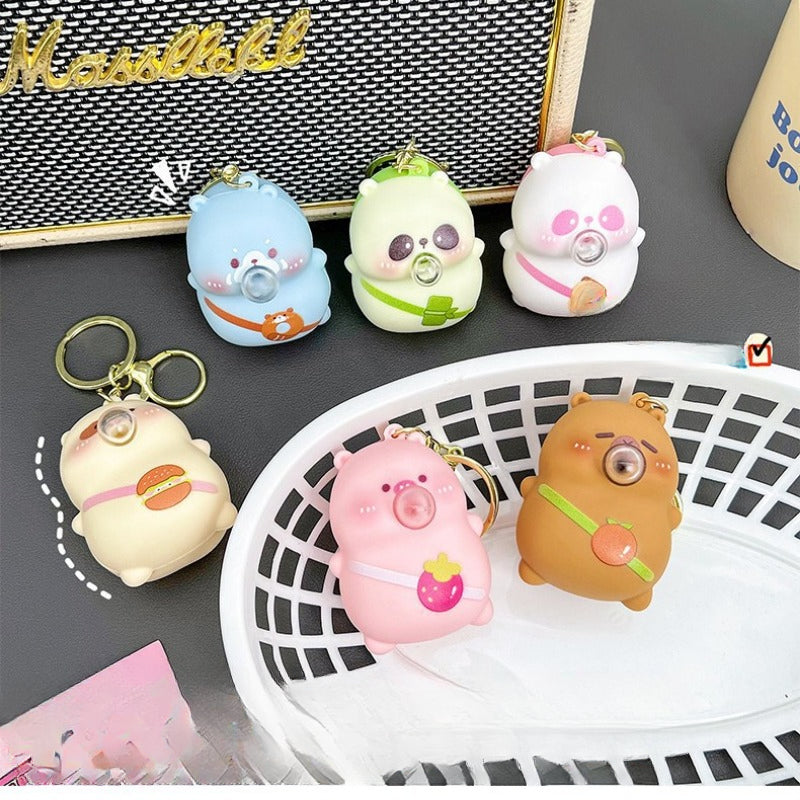 Wholesale Piggy Bubble Blowing and Squeezing Keychain ACC-KC-RongX001