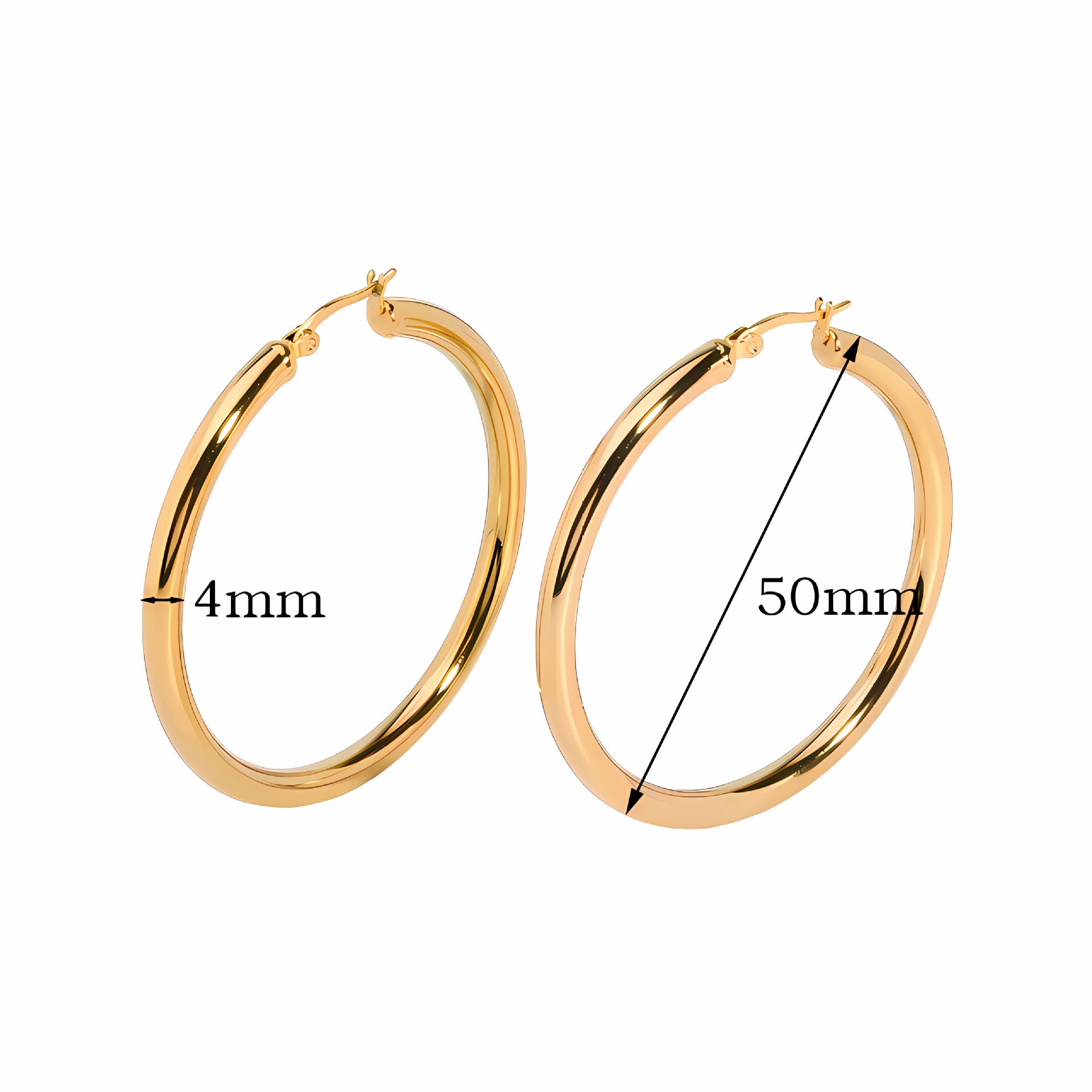 Wholesale 18K Gold Stainless Steel Circle Hollow Earrings ACC-ES-LiQuan010
