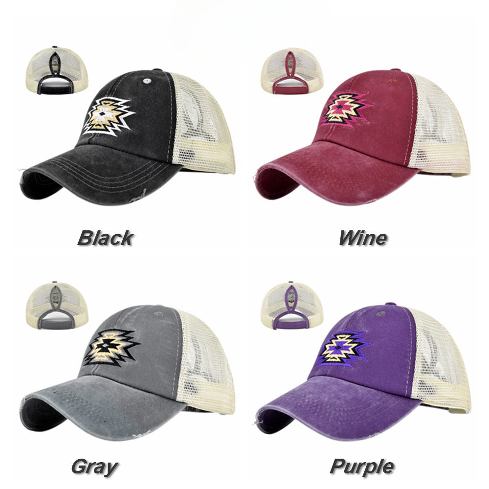 Wholesale Cotton Mesh Embroidery Baseball Caps ACC-HT-YMX001