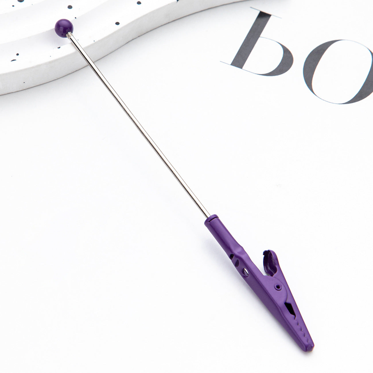 Wholesale Beadable Metal Card Grabber For Long Nails Macaron Color DIY Contactless Cards with Cards Puller ACC-KC-HuaH002