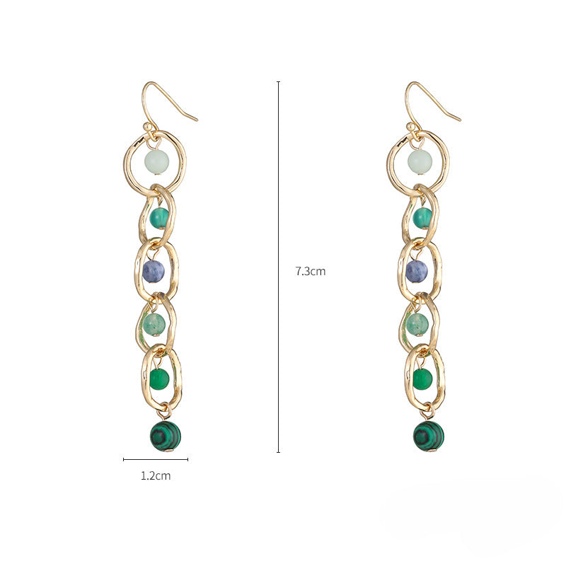 Wholesale Light Luxury Colorful Earrings ACC-ES-KJ005