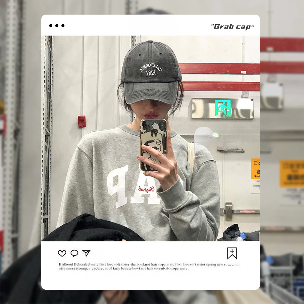 Wholesale Vintage Washed Grey Distressed Baseball Cap ACC-HT-Yizhan002