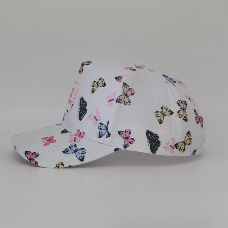 Wholesale Butterfly Printed Kids Hats Baseball Cap ACC-KH-XiaoYang001