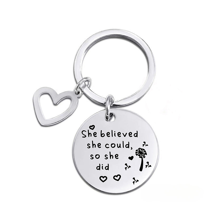 Wholesale 2024 Graduation Season Gift Commemorative Stainless Steel Keychain ACC-KC-Ganggu010