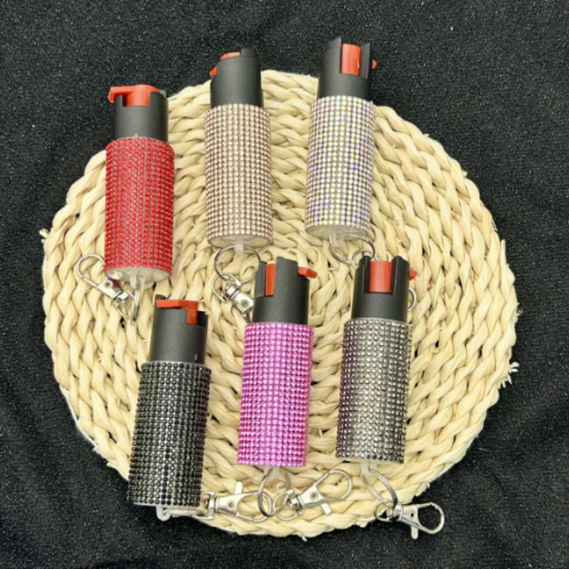 Wholesale 6pcs/set Colored Diamond Keychain Accessories ACCHW-KC-ZhiYa008