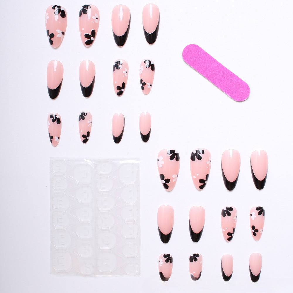 Wholesale 24 Pieces/box Press-on Nails Kits Nail Stickers ACC-NS-XingNai027