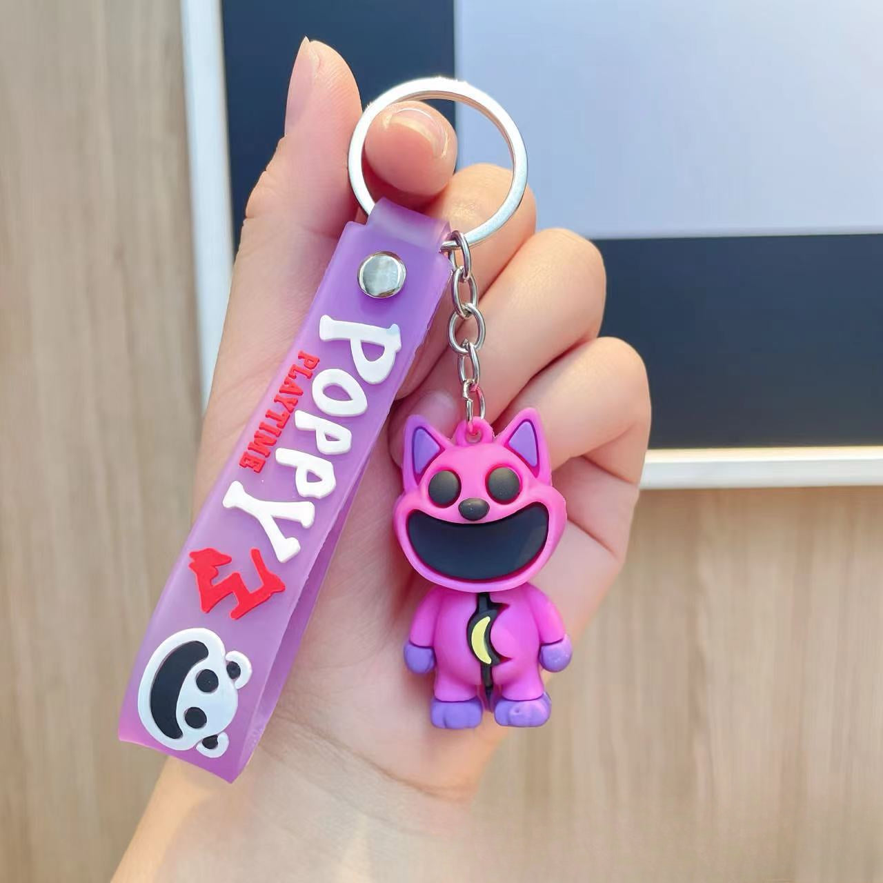 Wholesale Cartoon Cute Silicone Keychains ACC-KC-Qichu005