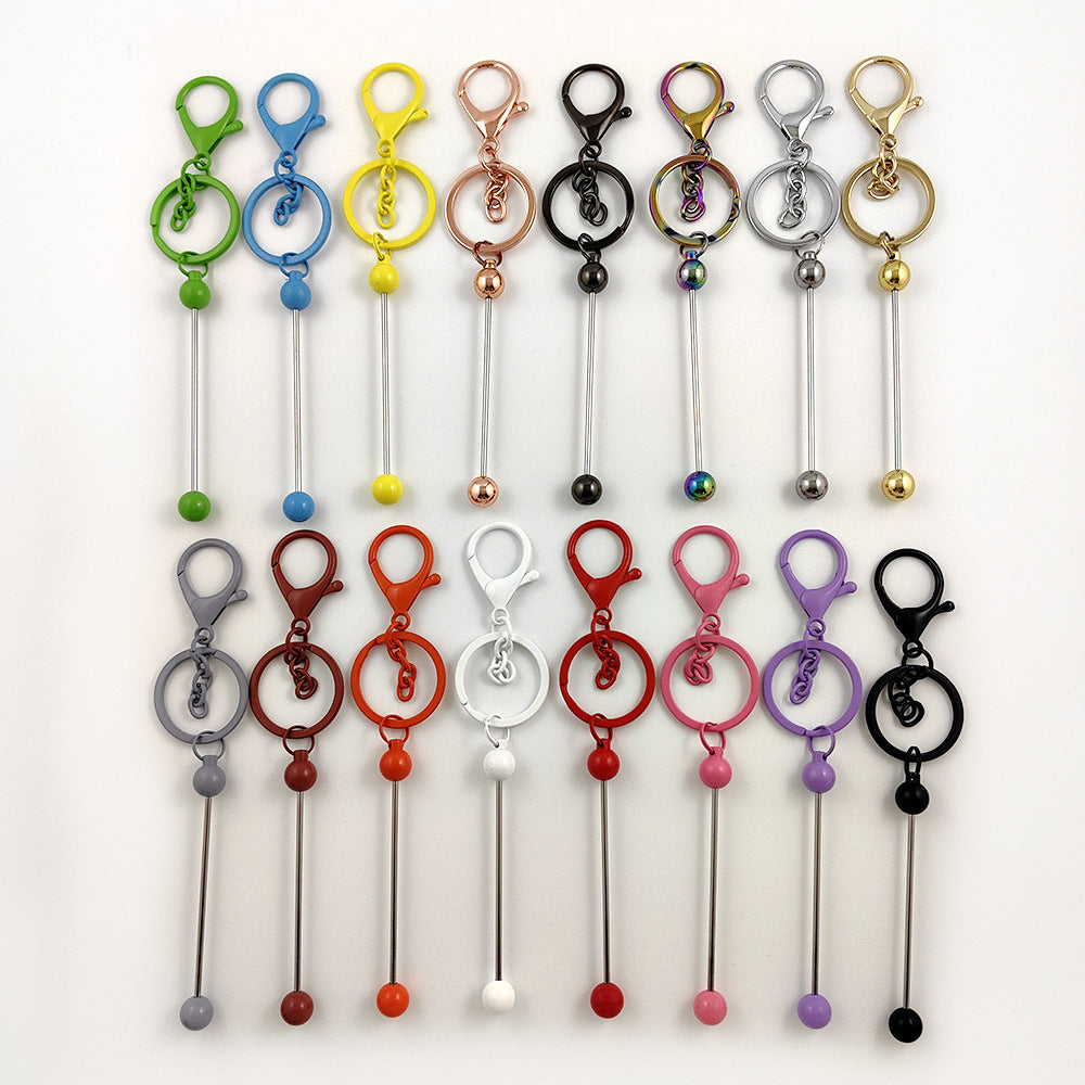 Wholesale Metal DIY Beadable Keychain Bar