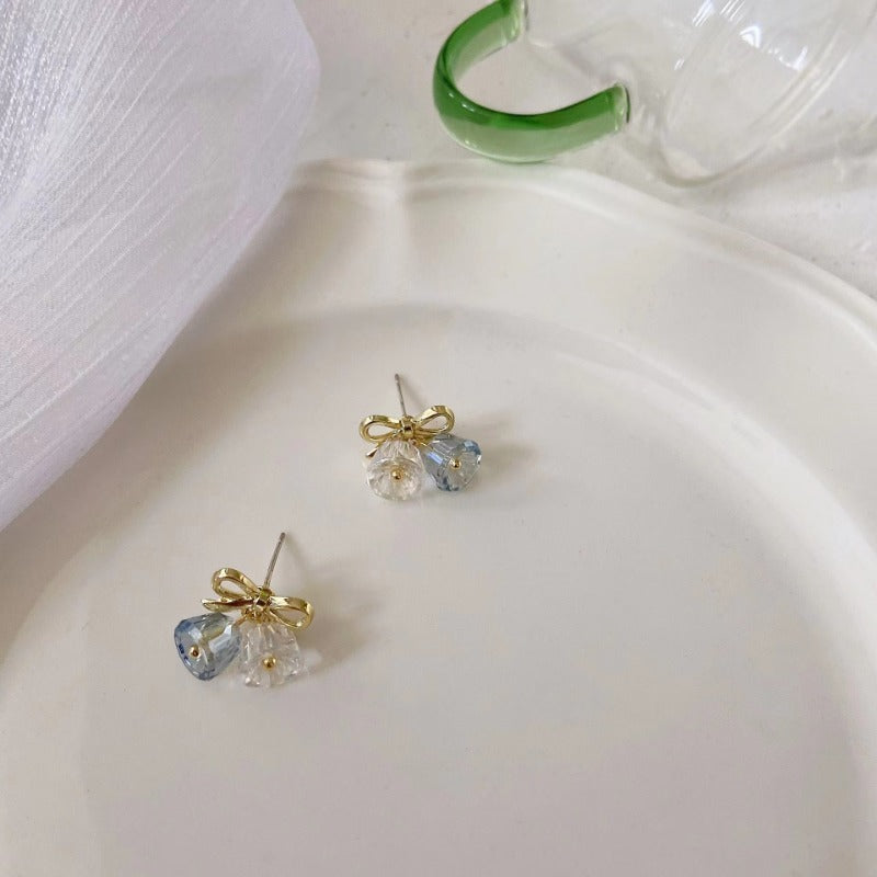 Wholesale Retro Bell Small Fresh New Bow Earrings ACC-ES-JiuW002