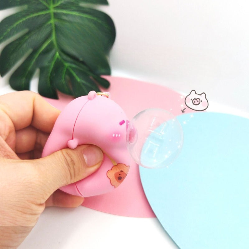 Wholesale Piggy Bubble Blowing and Squeezing Keychain ACC-KC-RongX001