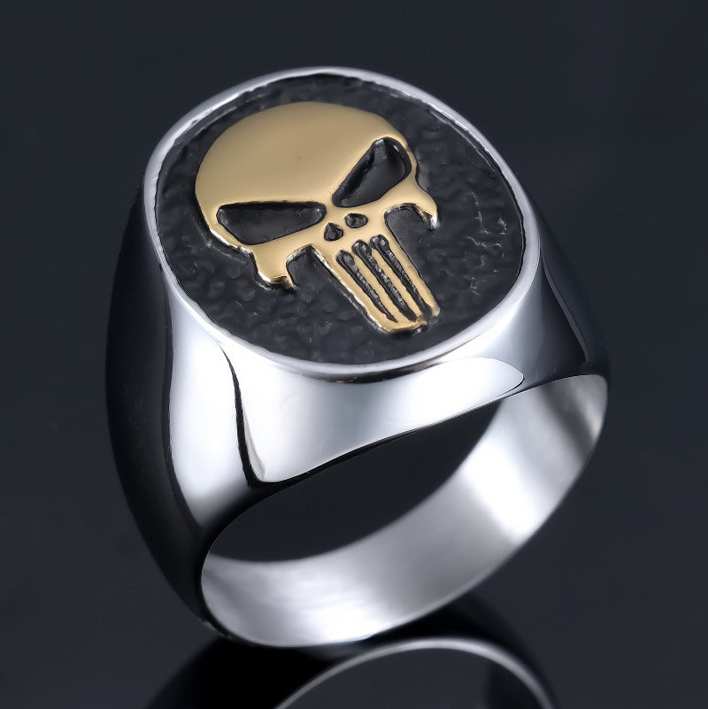 Wholesale Stainless Steel No Fading Vintage Rings ACC-RS-Moer012