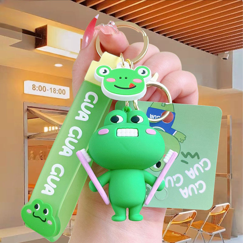 Wholesale Little Frog Cartoon PVC Keychains ACC-KC-Chaow001