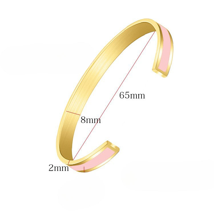 Wholesale Stainless Steel Oil Drop Bracelet ACC-BT-Huhe004