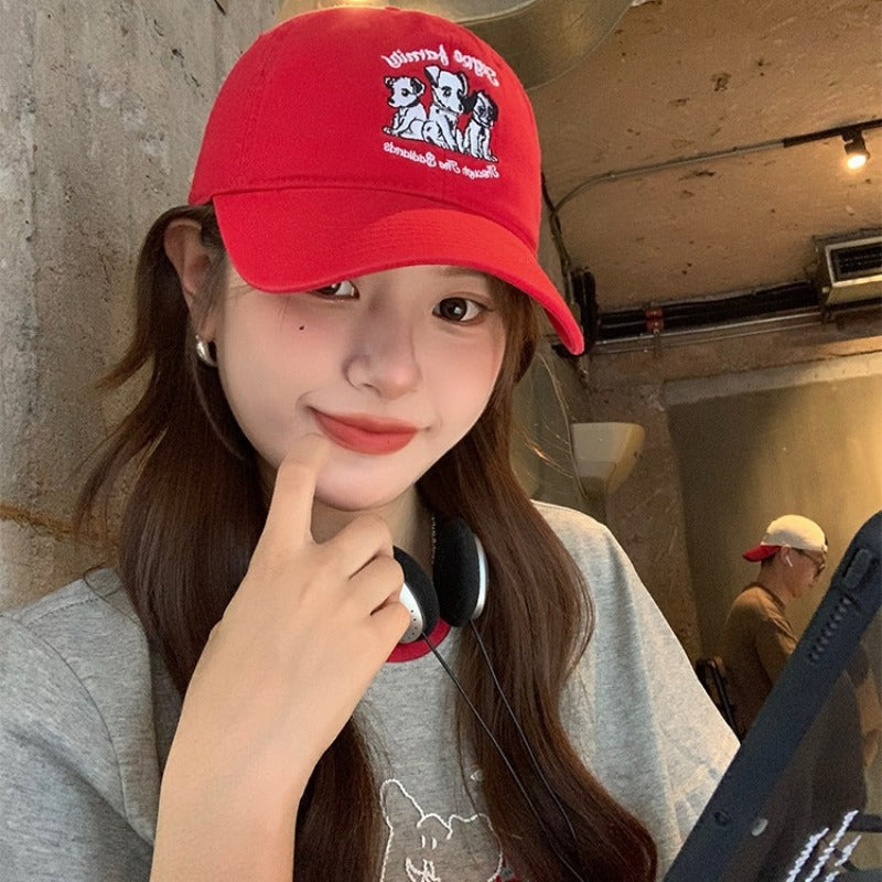 Wholesale Cute Red Dog Baseball Cap ACC-HT-Xianj004
