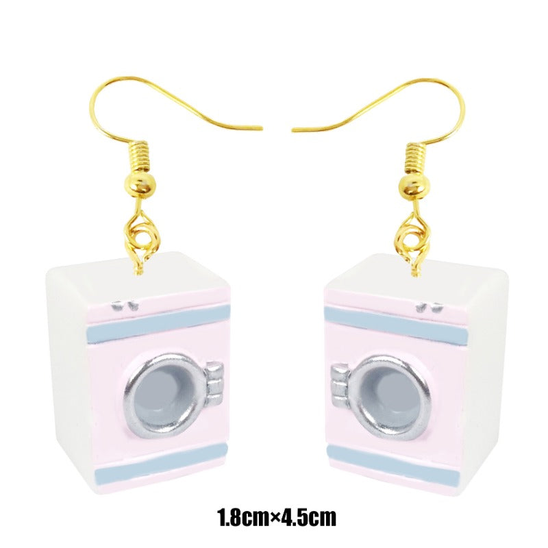 Wholesale Washing Machine Fun Earrings ACC-ES-WaNao002