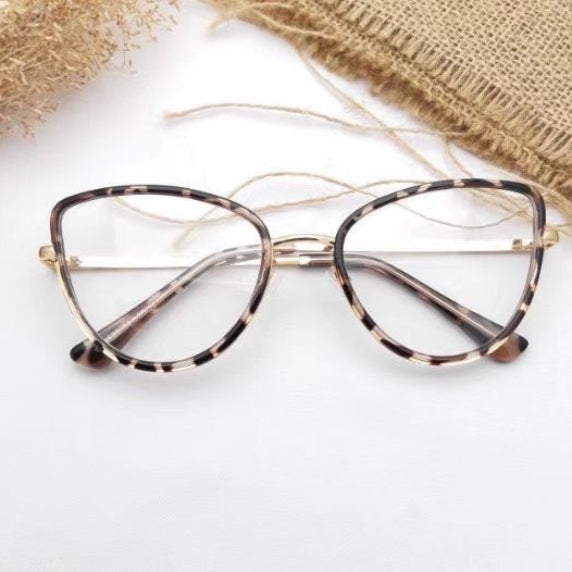 Wholesale Optical Glasses for Women Retro Plain Glasses Anti-blue Light Glasses Vintage ACC-SG-Dingc007