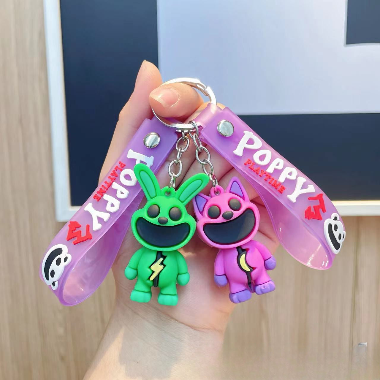 Wholesale Cartoon Cute Silicone Keychains ACC-KC-Qichu005