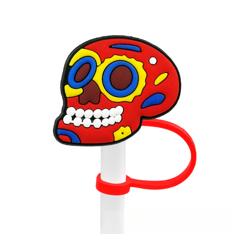 Wholesale 10PCS 7-8mm PVC Mexican Style Straw Tube Cap